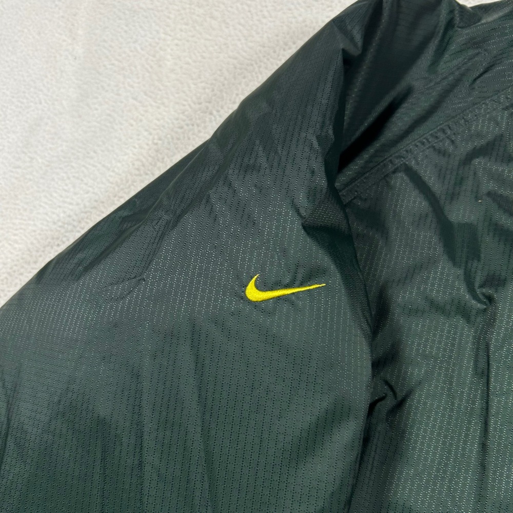 Nike Jacket Mens 2XL Green Oregon Ducks Hooded Quilted Parka Full Zip Sideline - Picture 12 of 14